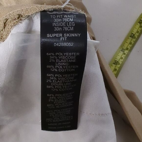 NWOT ASOS Skinny Fit Dress Pants - Picture 6 of 6